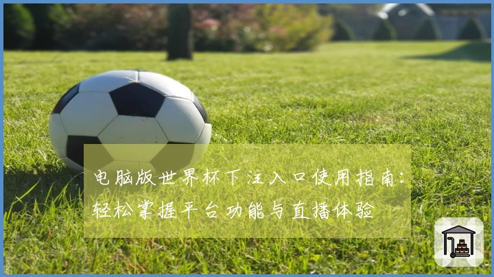 电脑版世界杯下注入口使用指南：轻松掌握平台功能与直播体验